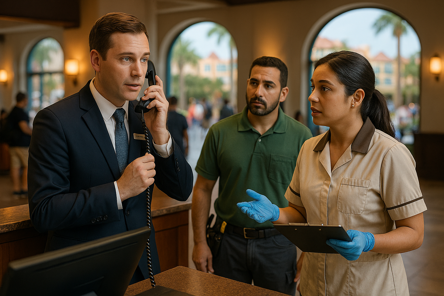 Coordinating Front Desk, Housekeeping, and Engineering During Room Delays