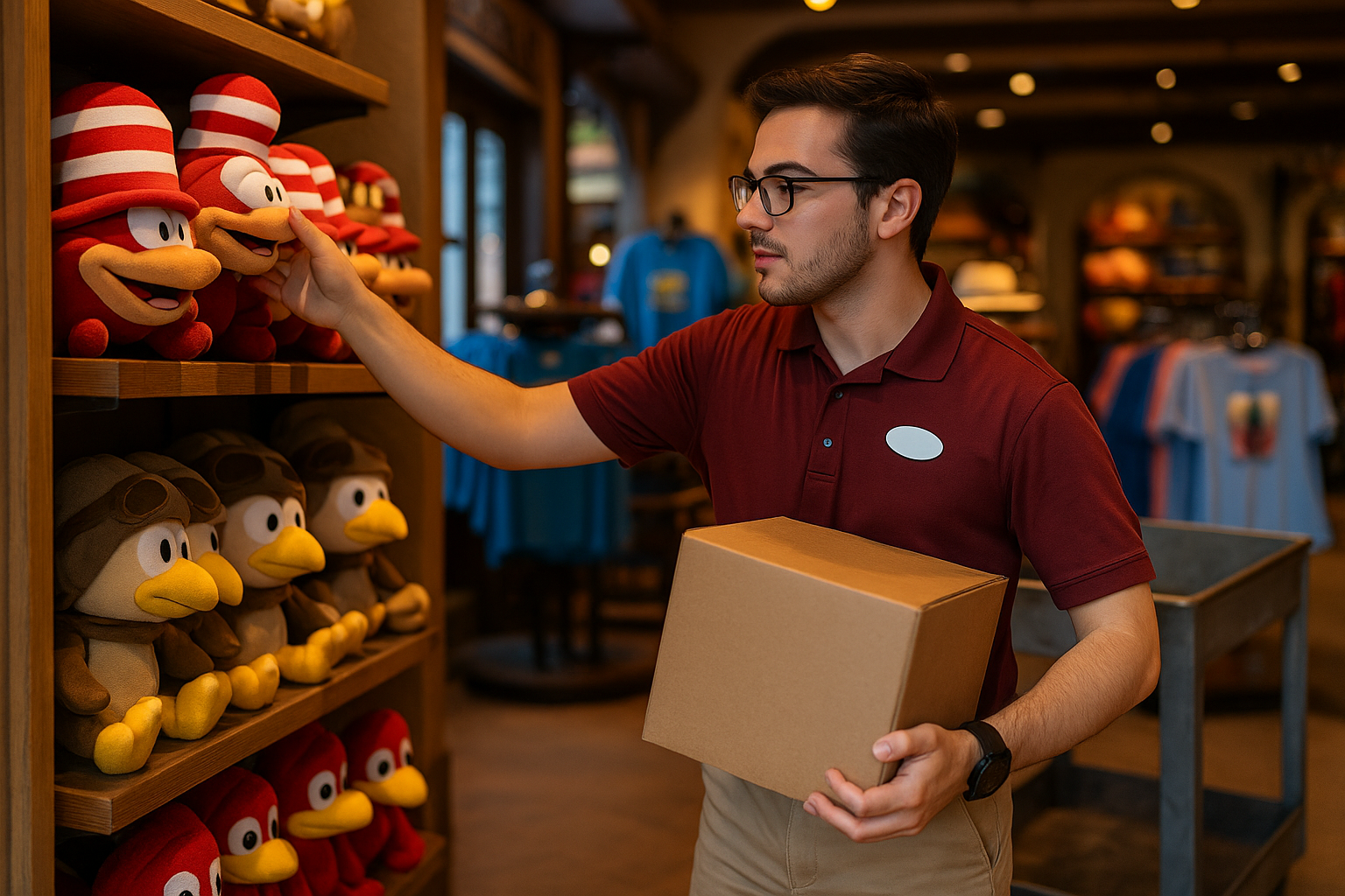 The Retail Replenishment Run: Keeping Theme Park Merchandise Moving