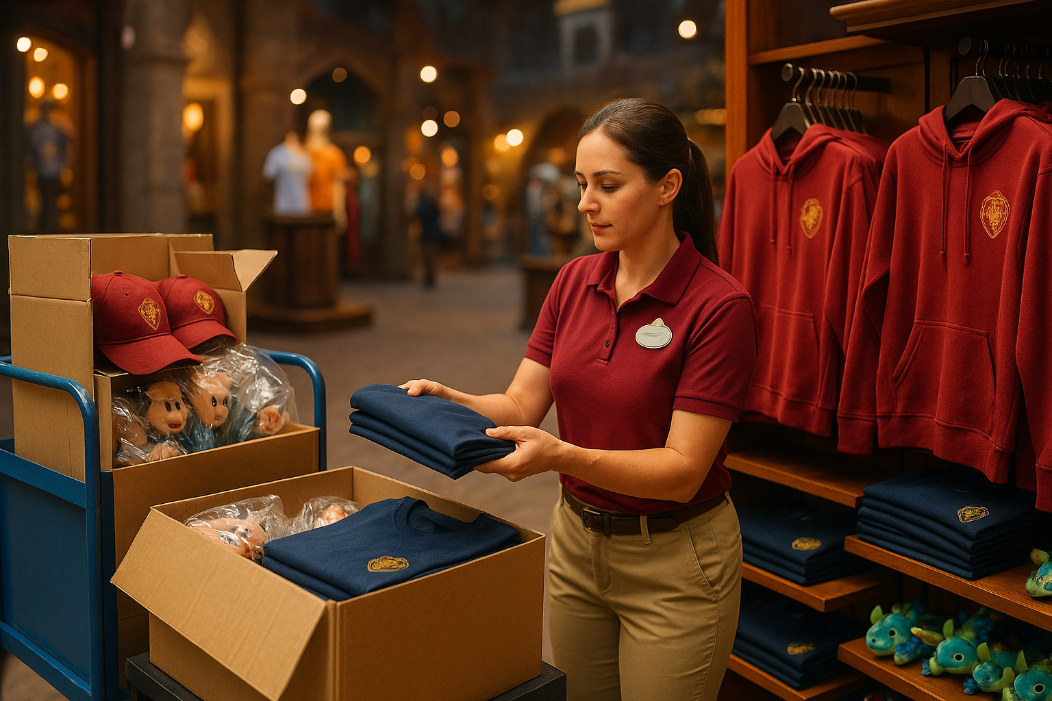 Stockroom Replenishment: Keeping Theme Park Merchandise Floors Show-Ready